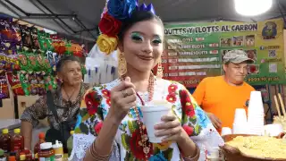 En medio de un intenso calor, comienza la Feria Nacional del Maíz en Mérida