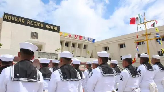 Novena Región Naval conmemora Aniversario de la Armada de México en Isla Mujeres
