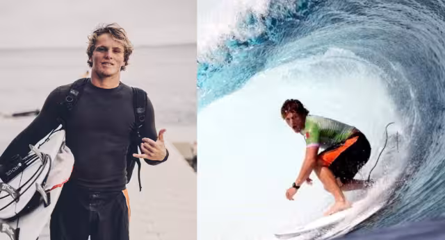 Alan Cleland es el primer surfista mexicano en participar en los Juegos Olímpicos.