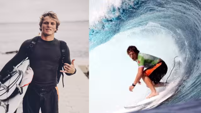 Alan Cleland es el primer surfista mexicano en participar en los Juegos Olímpicos.