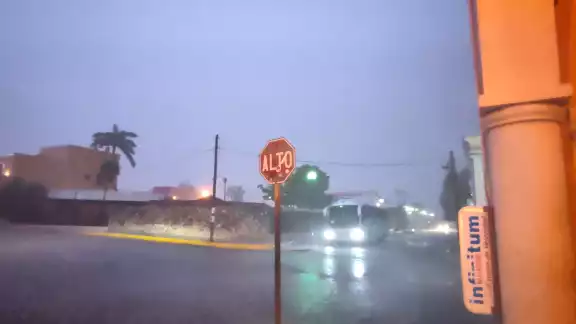 Tarde noche lluviosa en Campeche Tarde noche lluviosa en Campeche