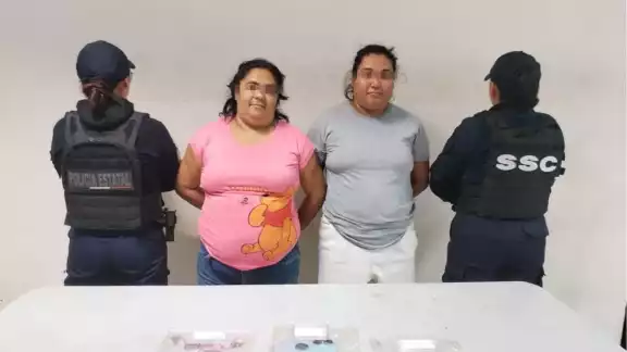 Las mujeres fueron identificadas como Sheyla Yureth “N” e Idolanda “N” Las mujeres fueron identificadas como Sheyla Yureth “N” e Idolanda “N”