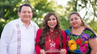  Reconocen labor de Wendy Méndez, presidenta honoraria del DIF Yucatán, a favor de la igualdad   