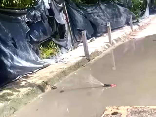 Los habitantes aseguran haber reportado el problema, pero no ha habido solución