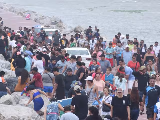 Evacuan a bañistas por avistamiento de cocodrilo