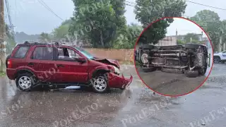 Fuerte accidente en Felipe Carrillo Puerto deja un lesionado y daños superiores a 50 mil pesos