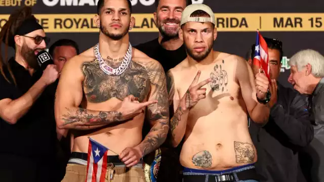 La pelea duró apenas un round.