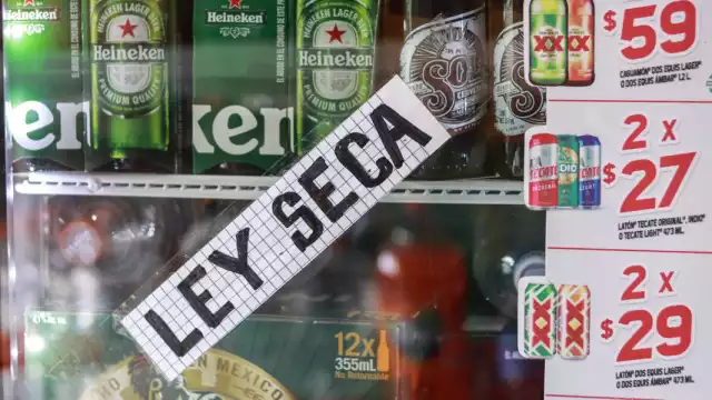 ¿Cuál es la multa por violar la Ley Seca en las elecciones 2024?