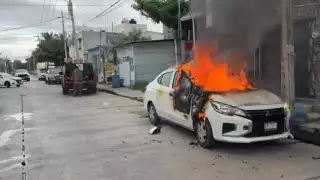 El coche se encontraba estacionado