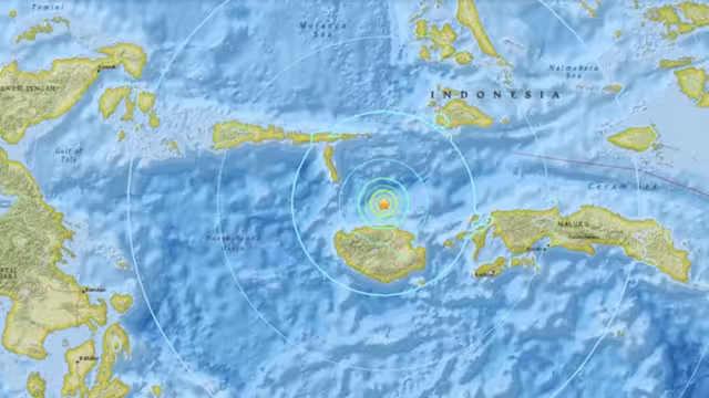 Sismo de 6.1 sacude Indonesia: epicentro cerca de Nabire en Papúa Central