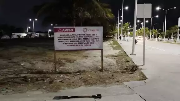 El Ayuntamiento de Carmen solicitará la revocación de concesión al predio de 500 metros cuadrados recuperado en el Malecón Costero El Ayuntamiento de Carmen solicitará la revocación de concesión al predio de 500 metros cuadrados recuperado en el Malecón Costero