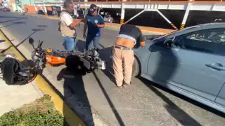 Accidente en hora pico provoca caos vial en la capital campechana
