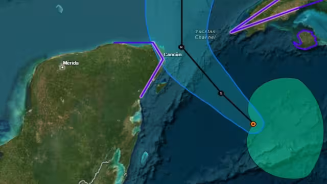 Helene provocará fuertes lluvias sobre la Península de Yucatán