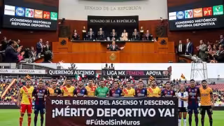 El futbol levanta la mano ante el senado