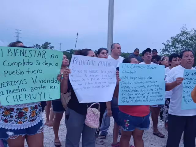 La molestia fue justificada al señalar que otras comunidades, como Akumal, recibieron beneficios, pese a ser invasores