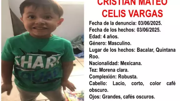 Se emitió la alerta Amber por la desaparición del menor de edad en la localidad de Bacalar