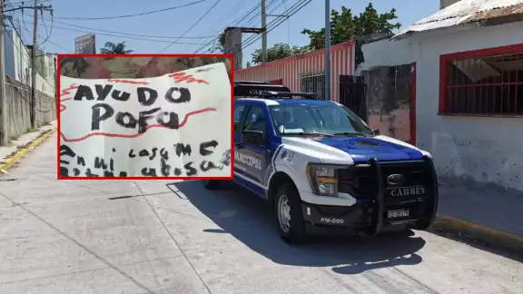 Misterioso mensaje de una niña alertó a vecinos de la colonia Puntilla