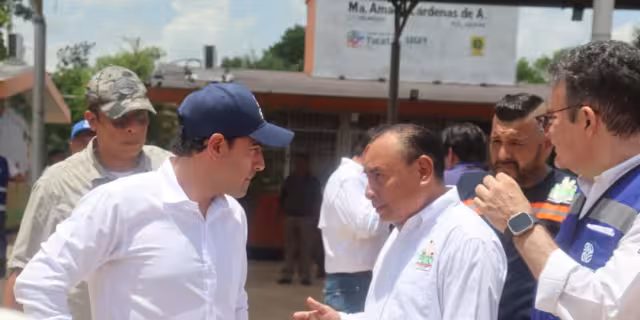 La supervisión se realizó en los diferentes espacios, mencionó que Peto se encuentra listo y cuenta con el respaldo ante el próximo paso del Huracán "Beryl" 