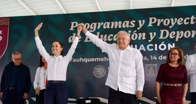 AMLO y Claudia Sheinbaum