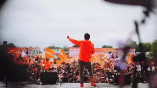  ¿Pudo evitarse el colapso del templete de Jorge Álvarez Máynez? Esto decía el reporte del tiempo   