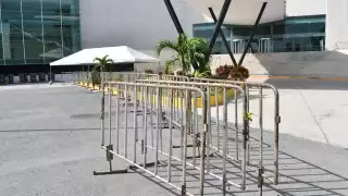 Blindan Centro de Convenciones previo al informe de la Gobernadora de Campeche 