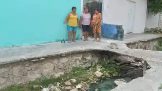 “Promesas van, caídas vienen”: colapso de andador en Campeche a pone en riesgo a vecinos y peatones