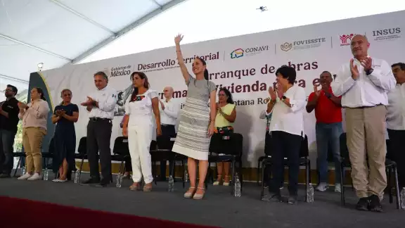 Sheinbaum dio arranque al programa nacional de vivienda.