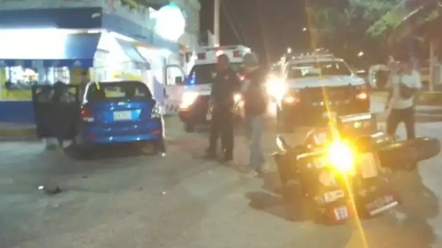 Encontronazo de vehículos en la Maxuxac