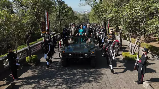 La ceremonia incluyó la participación de cadetes