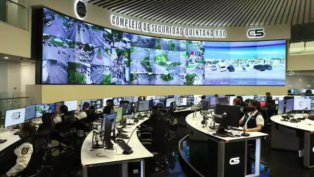 Desde el Complejo de Seguridad Quintana Roo C5 fue captado el sospechoso.