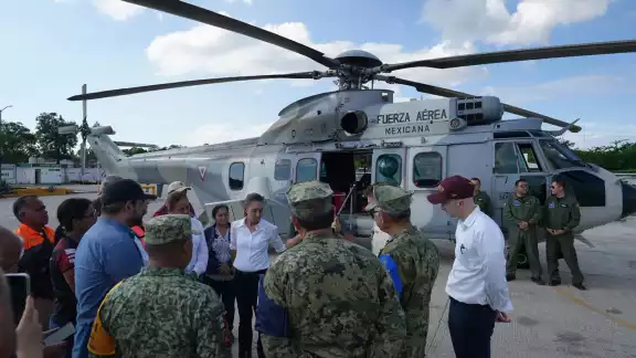 La Presidenta ha visitado las zonas afectadas por las lluvias. La Presidenta ha visitado las zonas afectadas por las lluvias.