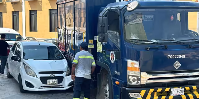 Pese a lo aparatoso del accidente, no hubo personas lesionadas