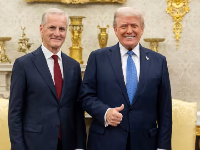 Trump señaló durante la visita del Primer Ministro de Noruega que aprovecharía el viaje a Roma para discutir temas internacionales
