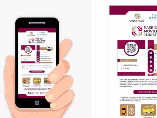 El Pase de Movilidad Turística de Quintana Roo ayudará a transitar de manera más segura la zona