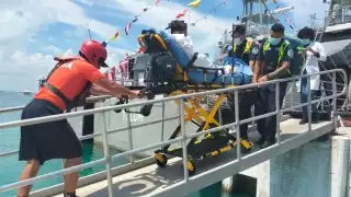 Tragedia en Isla Mujeres: Menor de 12 años pierde los dedos de una mano y pie por la hélice de un motor  