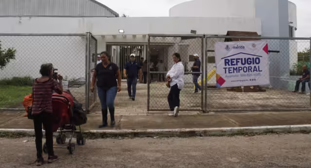 Se espera que aumente la afluencia en los refugios de Mérida en el transcurso del día
