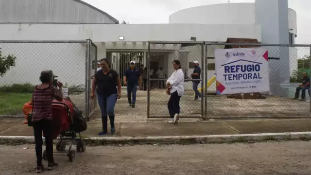 Se espera que aumente la afluencia en los refugios de Mérida en el transcurso del día