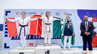 Quintanarroense Valentina Barrios gana oro en Panamericano de Taekwondo; gobernadora la felicita  