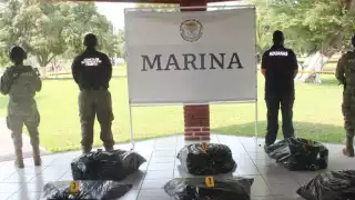 Marina asegura 300 kilogramos de cocaína en Lázaro Cárdenas, Michoacán