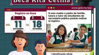 Beca Rita Cetina 2024: Así puedes hacer tu registro en línea para tener este apoyo