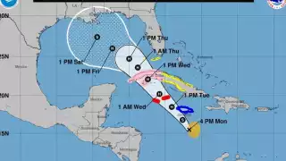 En las últimas horas la Tormenta Tropical Rafael podría intensificarse a Huracán