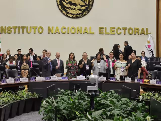 Se tenía programado el mensaje de la consejera presidenta a las 10:30 horas