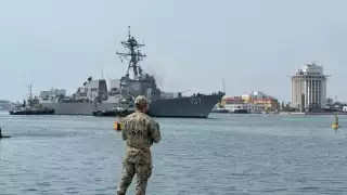 Semar confirma que presencia del USS Gravely de EE.UU. en Veracruz es una visita operacional logística