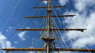 Buque Escuela Cuauhtémoc vuelve a surcar los mares y regresa a Nueva York