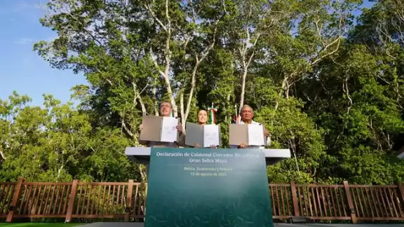 La Presidenta de México firmó con sus pares centroamericanos un acuerdo histórico.
