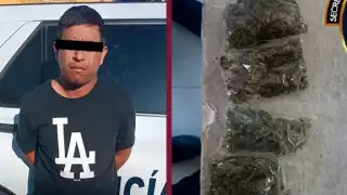 Revisión preventiva deja un detenido por presunta droga en Campeche
