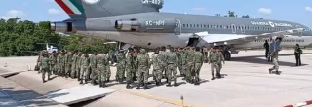 600 militares llegaron a Sinaloa para reforzar la seguridad tras detención de líderes del narcotráfico