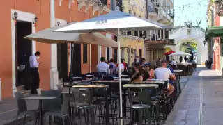 Empresarios de calle 59 en Campeche lanzan campaña para atraer turismo yucateco