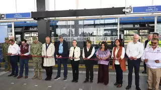 Presidenta Sheinbaum hace recorrido en el trolebús Chalco-Santa Marta; se inaugura el 18 de mayo