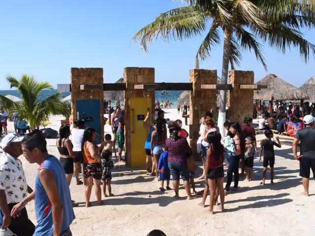 Playa Bonita ha recibido hasta 2,500 visitantes en los últimos fines de semana.
